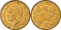 Monaco 50 Francs Coin, Cupro-Aluminium, KM:E30, Gadoury:MC 141 -