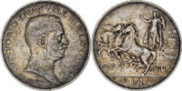 Italy Lira Coin, Vittorio Emanuele III, Rome, Silver, KM:57 -