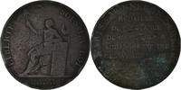 France 2 Sols Coin, Bronze, KM:Tn23, Brandon:217 -