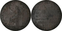 France 2 Sols Coin, Bronze, KM:Tn23, Brandon:217 -