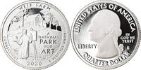 United States Quarter Coin, Weir farm - Connecticut, San Francisco -