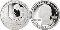 United States Quarter Coin, Marsh billings Rockfeller - Vermont, San -