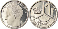 Belgium Franc Coin, BU, Nickel Plated Iron, KM:171 -