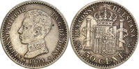 Spain 50 Centimos 1904 (04) Coin  108.36 元  ＋  41.42 元 运费