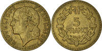 France 5 Francs Coin, Lavrillier, Aluminum-Bronze, KM:888a.1 -