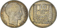 France 10 Francs Coin, Turin, Paris, Silver, KM:878 -
