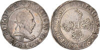France 1/2 Franc au col plat Coin, Henri III, Saint Lô -