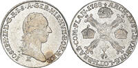 AUSTRIAN NETHERLANDS 1/4 Kronenthaler Coin, Joseph II, Günzburg -