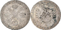AUSTRIAN NETHERLANDS 1/2 Kronenthaler Coin, Maria Theresa, Bruxelles -