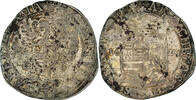 Spanish Netherlands Escalin Coin, BRABANT, Albert & Isabella, Escalin au Paon -