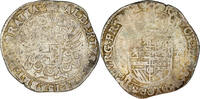 Spanish Netherlands Escalin Coin, BRABANT, Albert & Isabella, Escalin au Paon -