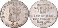 Germany Medal Martin Luther, Augsburg Confession, Silver -