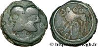 FRANCE Bronze à la tête janiforme, classe II GALLIA BELGICA - SUESSIONES (Area of Soissons) c. 50-40 AC. (16mm, 2,79g, 11h) -