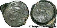 FRANCE Bronze CRICIRV, barbu GALLIA BELGICA - SUESSIONES (Area of Soissons) c. 50-40 AC. (19mm, 4,30g, 9h) -