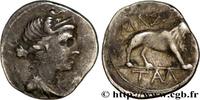 FRANCE “Drachme légère” ou tétrobole MASSALIA - MARSEILLE c. 121-49 AC. (16,5mm, 2,53g, 6h) -