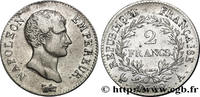 FRANCE 2 francs Napoléon Empereur, Calendrier révolutionn PREMIER EMPIRE / FIRST FRENCH EMPIRE Paris 1804 (27mm, 9,95g, 6h) -