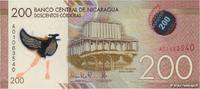 NICARAGUA 200 Cordobas NICARAGUA 200 Cordobas 2014 UNC -