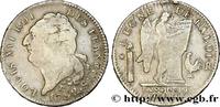FRANCE Écu dit au génie, type FRANÇOIS LOUIS XVI Orléans 1792 (39mm, 28,84g, 6h) -