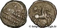 FRANCE Quart de statère d'argent à l'astre, cheval à droi GALLIA BELGICA - BELLOVACI (Area of Beauvais) Beauvais (60) c. 80-50 AC. (14,5mm, 1,80g, 1h) -