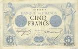 FRANCE 5 Francs NOIR FRANCE 5 Francs NOIR 1874 VF- -