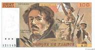 FRANCE 100 Francs DELACROIX modifié FRANCE 100 Francs DELACROIX modifié 1980 UNC -