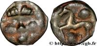 FRANCE Potin à la tête de face GALLIA - BELGICA - PARIS AREA c.70-50 AC. (18mm, 2,85g, 3h) -