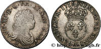 FRANCE Demi-écu dit vertugadin LOUIS XV THE BELOVED Troyes 1716 (34mm, 15,08g, 6h) -