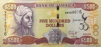 JAMAICA 500 Dollars Commémoratif JAMAICA 500 Dollars Commémoratif 2012 UNC- -