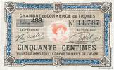 FRANCE regionalism and miscellaneous 50 Centimes FRANCE regionalism and miscellaneous 50 Centimes 1918 UNC -