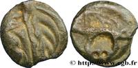 FRANCE Potin à la tête d'indien “type du Tremblois”, oeil GALLIA BELGICA - LEUCI (Area of Toul) Ier siècle avant J.-C. (16mm, 2,60g, 3h) -