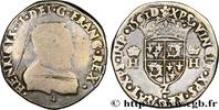 FRANCE Teston du Dauphiné à la tête nue CHARLES IX COINAGE IN THE NAME OF HENRY II Grenoble 1561 (28,5mm, 8,96g, 11h) -
