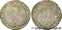 FRANCE Teston, 2e type CHARLES IX Toulouse 1563 (29,5mm, 9,17g, 9h) -