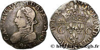 FRANCE Teston, 2e type HENRY III. COINAGE IN THE NAME OF CHARLES IX Rennes 1575 (MDLXXV) (27,5mm, 9,45g, 1h) -