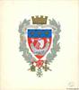 FRANCE regionalism and miscellaneous Gouache blason Paris Gouache FRANCE regionalism and miscellaneous Gouache blason Paris Gouache 1930 UNC -
