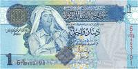 LIBYA 1 Dinar LIBYA 1 Dinar 2004 UNC -