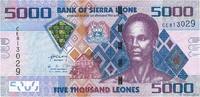 SIERRA LEONE 5000 Leones SIERRA LEONE 5000 Leones 2010 UNC -