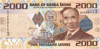 SIERRA LEONE 2000 Leones SIERRA LEONE 2000 Leones 2010 UNC -