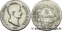 FRANCE 2 francs Napoléon Empereur, Calendrier révolutionn PREMIER EMPIRE / FIRST FRENCH EMPIRE Paris 1804 (27mm, 10g, 6h) -