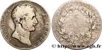 FRANCE 5 francs Napoléon Empereur, type intermédiaire PREMIER EMPIRE / FIRST FRENCH EMPIRE Perpignan 1804 (37mm, 24,60g, 6h) -