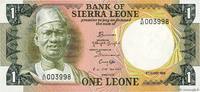 SIERRA LEONE 1 Leone SIERRA LEONE 1 Leone 1984 UNC -