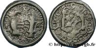 FRANCE Potin à l’oiseau et animaux affrontés - grènetis d GALLIA BELGICA - MELDI (Area of Meaux) c. 60-50 AC. (20,5mm, 4,22g, 12h) -