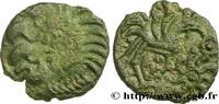 FRANCE Bronze au coq à tête humaine GALLIA BELGICA - BELLOVACI (Area of Beauvais) Beauvais (60) c. 50-30 AC (16mm, 2,41g, 6h) -