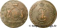 RUSSIA - SIBERIA 10 Kopecks Catherine II RUSSIA - SIBERIA Kolyvan 1777 (47mm, 59,94g, 12h) -