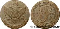 RUSSIA 5 Kopecks Catherine II RUSSIA Kolyvan 1792 (42,5mm, 48,31g, 12h) -