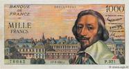 FRANCE 1000 Francs RICHELIEU FRANCE 1000 Francs RICHELIEU 1957 VF+ -