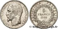 FRANCE 5 francs Louis-Napoléon II REPUBLIC Strasbourg 1852 (37mm, 24,71g, 6h) -