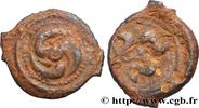 FRANCE Bronze aux trois poissons GALLIA BELGICA - LINGONES (Area of Langres) c.80-50 AC. (18,5mm, 3,83g, h) -
