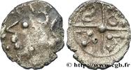 FRANCE Obole à la croix, MASO tête à gauche, type du coin GALLIA BELGICA - SEQUANI (Area of Besançon) c. 80-50 AC. (10mm, 0,50g, h) -