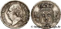 FRANCE 1/4 franc Louis XVIII LOUIS XVIII Lille 1824 (15mm, 1,23g, 6h) -