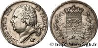 FRANCE 2 francs Louis XVIII LOUIS XVIII Rouen 1824 (27mm, 9,91g, 6h) -